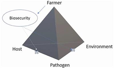 Determinants of farmers' biosecurity mindset: A social-ecological model using systems thinking